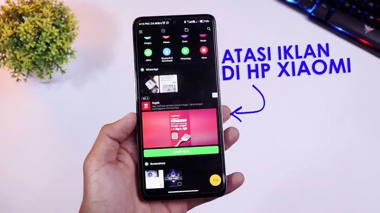 menghilangkan iklan di HP Xiaomi