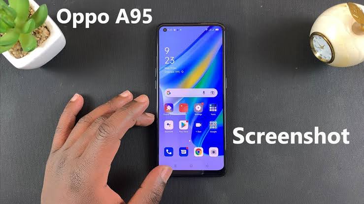 How to screenshot an Oppo cellphone