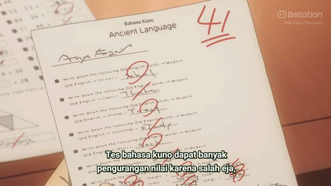 Anya Forger - Bahasa Kuno