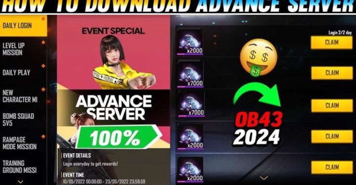 Free Fire Advance Server: How to Register and Download