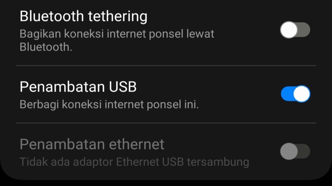 So verbinden Sie ein Mobiltelefon mit einem Laptop für das Internet auf Samsung