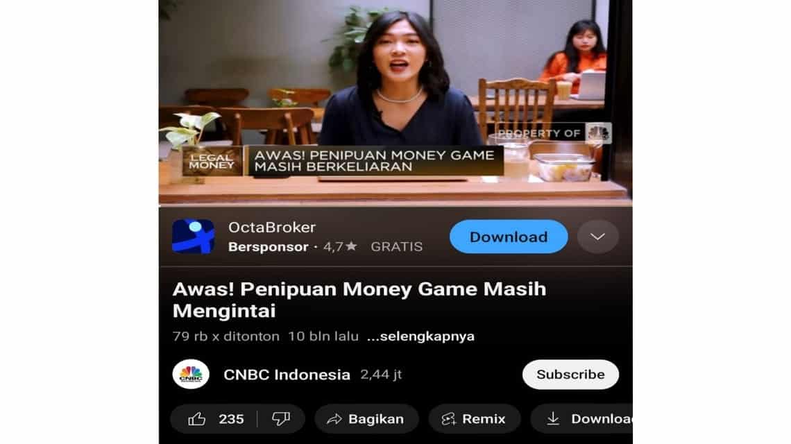 Money Quiz Penipuan