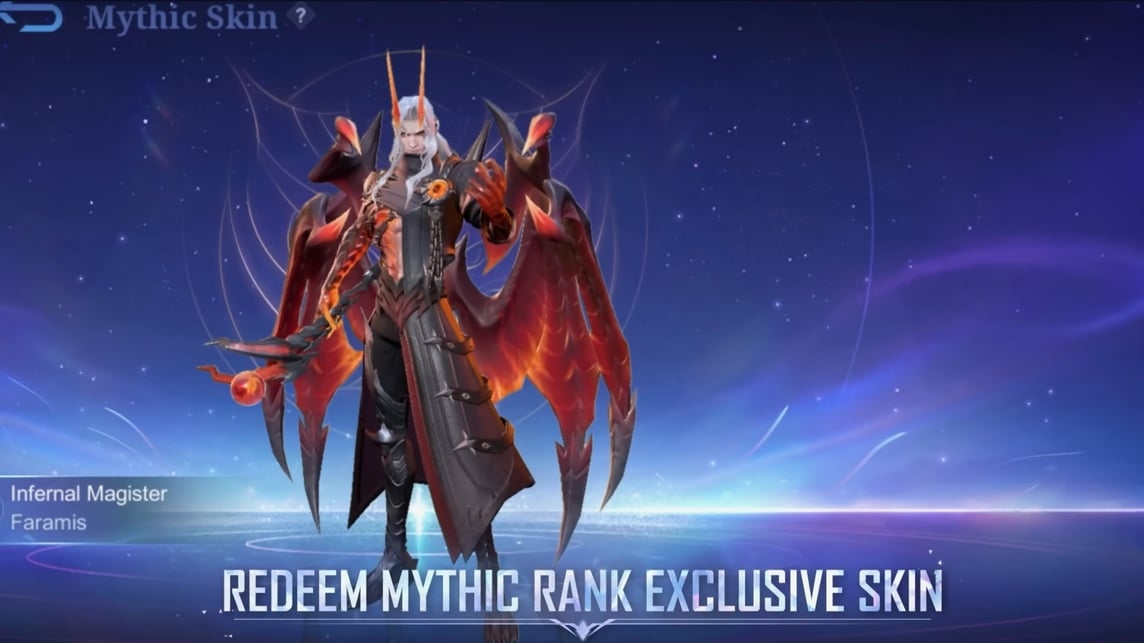 Mythic Faramis Skin: Infernal Magister, ML Patch Update