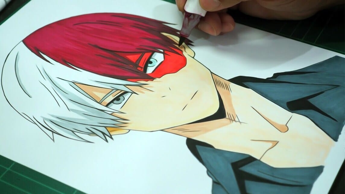 Drawing Shoto Todoroki