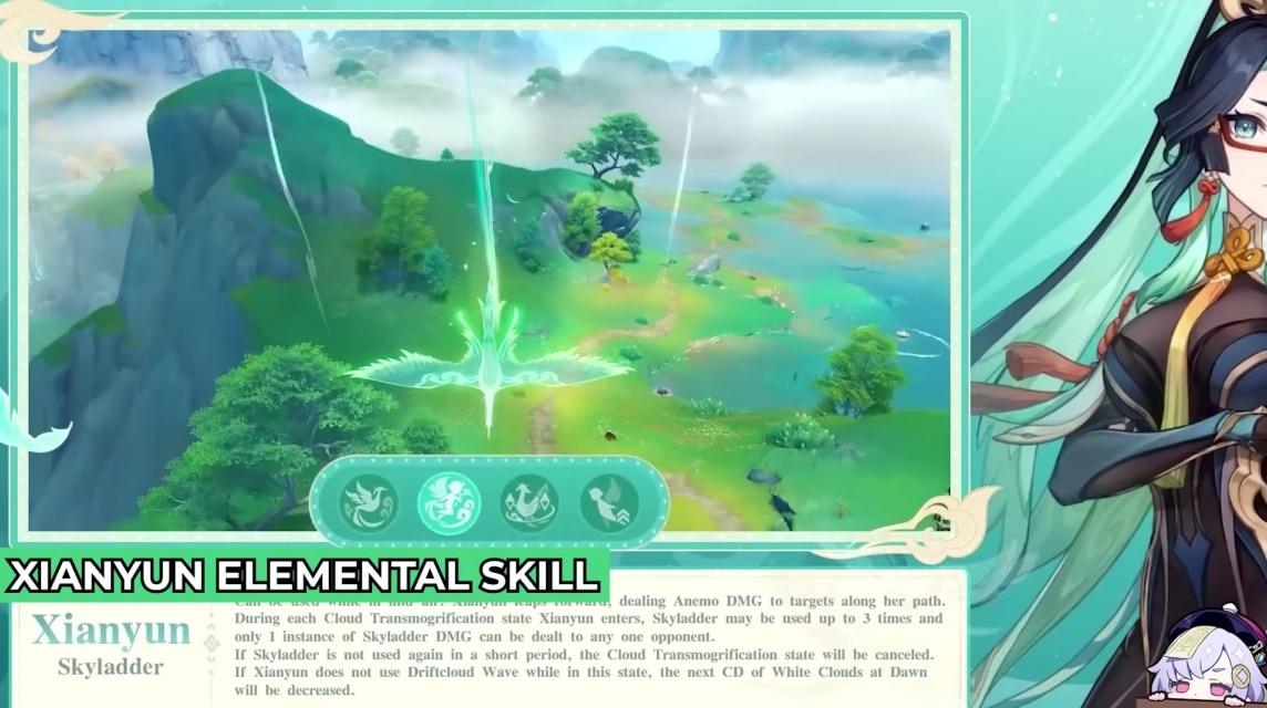 Xianyun's Elemental Skills