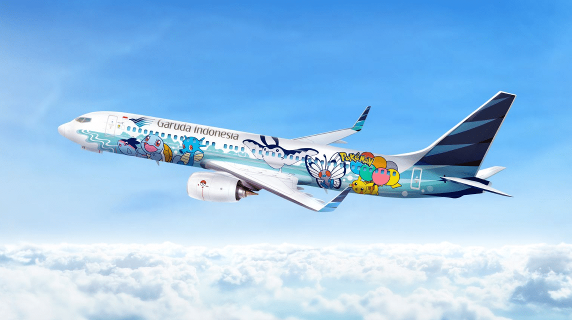 GARUDA INDONESIEN PIKACHU JET