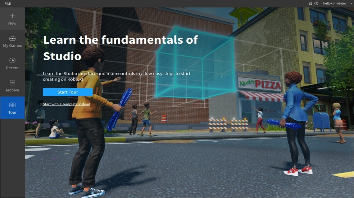 Cara membuat game Roblox