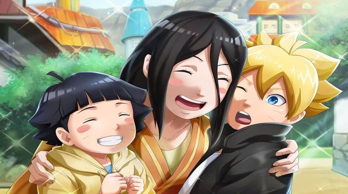 Hanabi, Boruto und Himawari