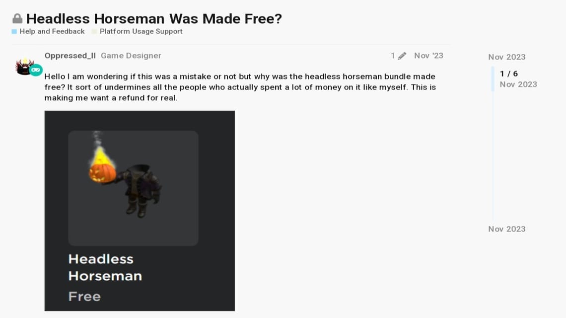 Headless Horseman Free