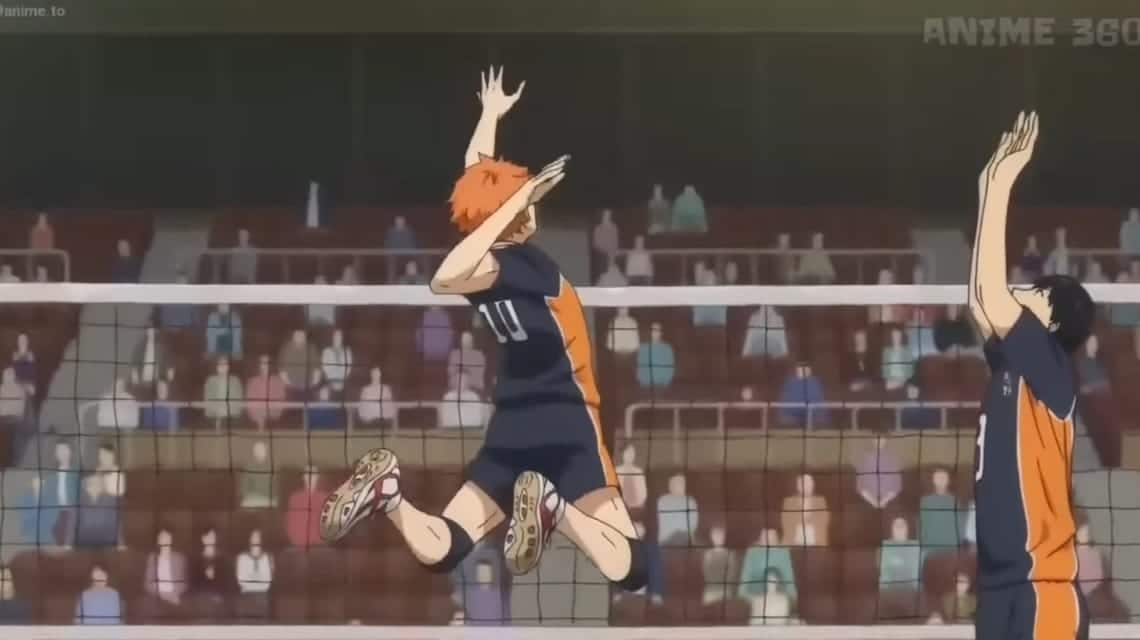 Lompatan tinggi Haikyu