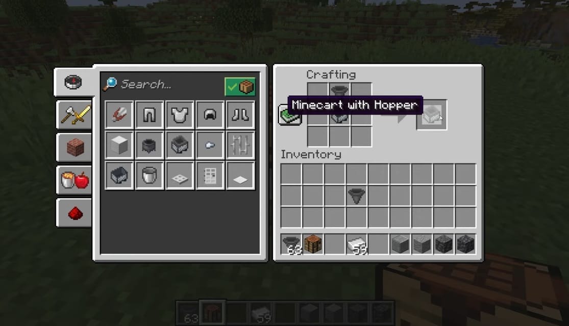 Minecraft Hopper – Minecart mit Hopper