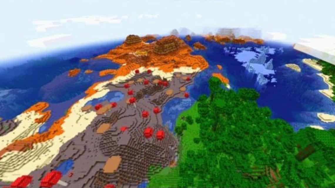 2024 年最佳 Minecraft 种子 - 多个生物群落