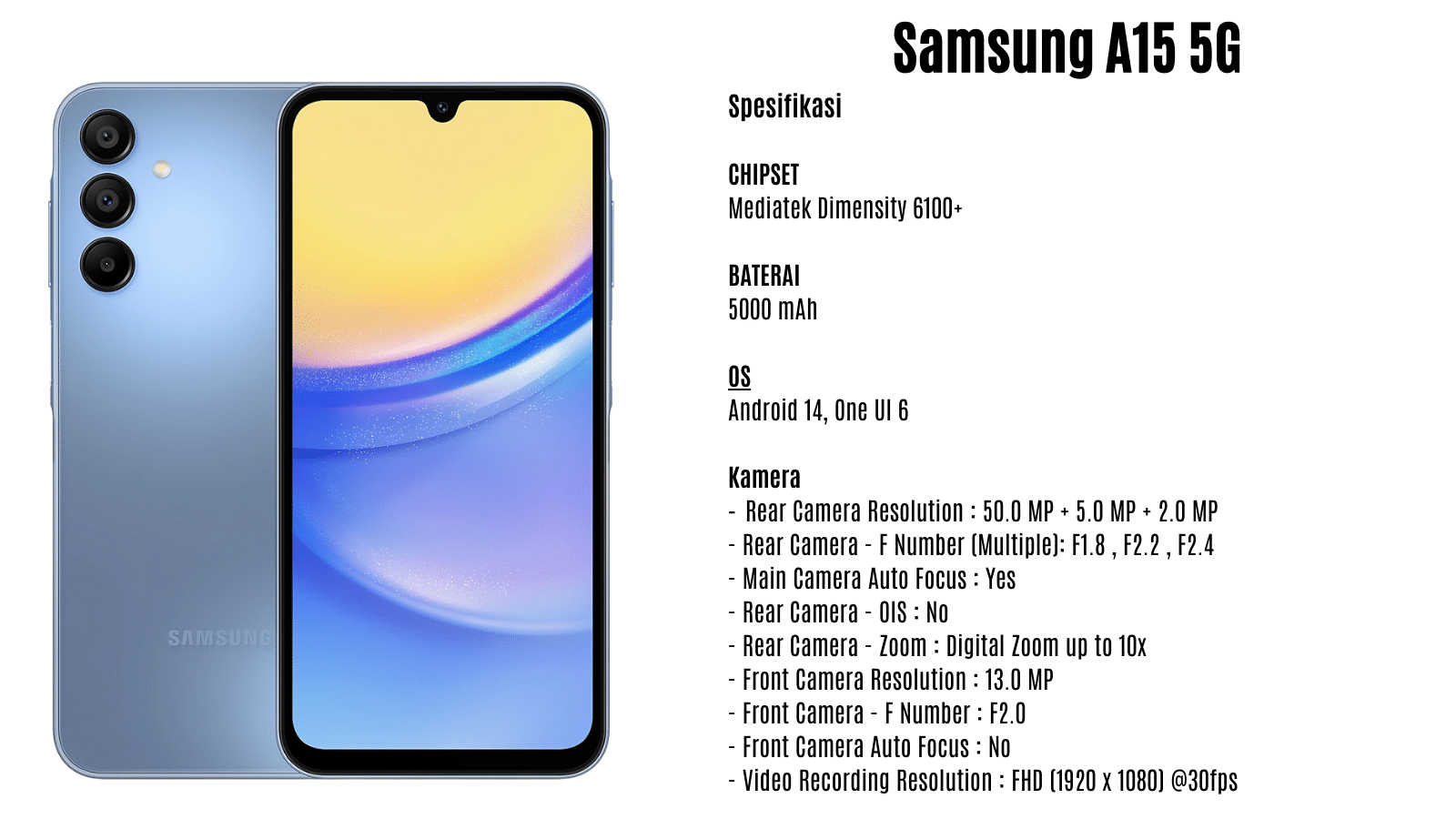 Samsung A15 5G