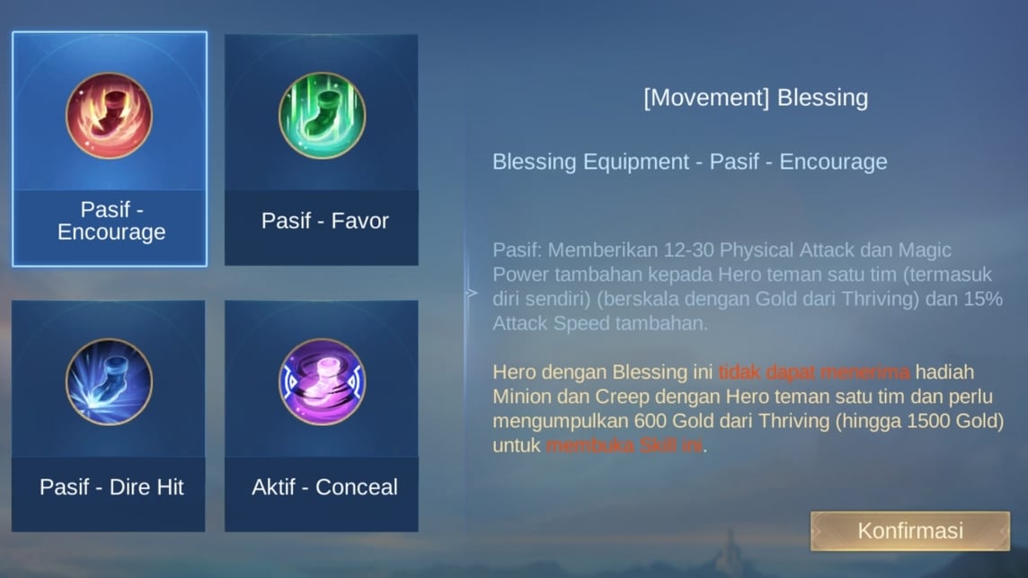 Mobile Legends Item: Roaming Boots