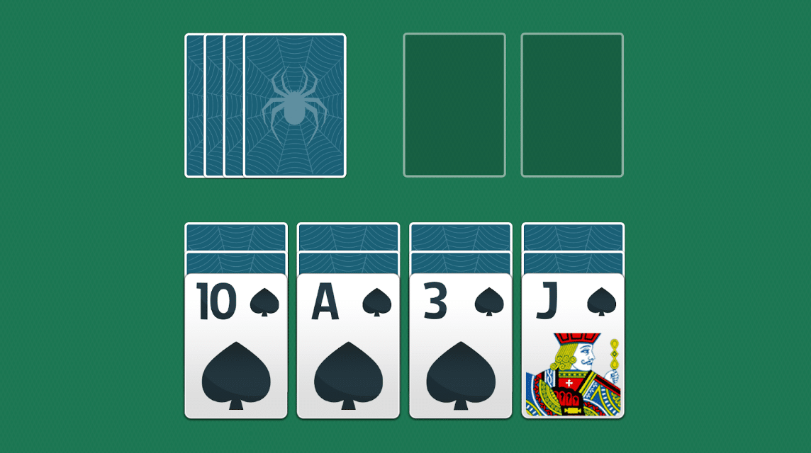 Spider Solitaire 1 Anzug