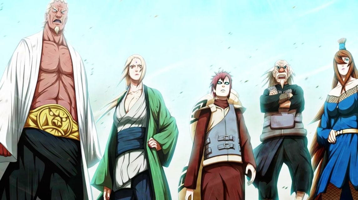 5 Kage - Main Characters of Naruto 