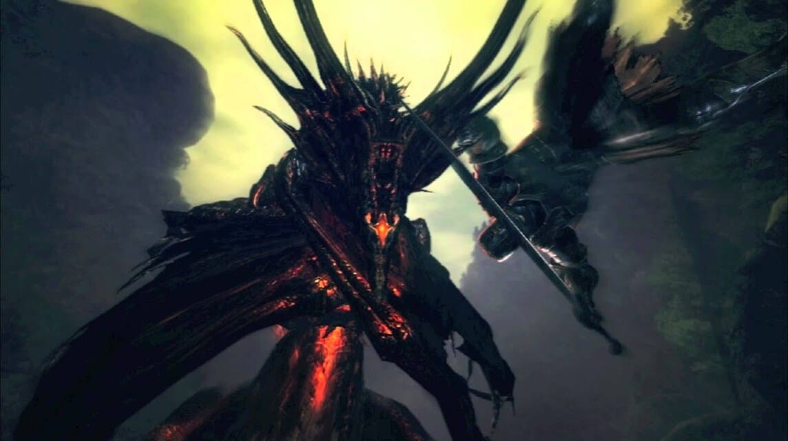 Black Dragon Kalameet Boss Dark 3 Souls 