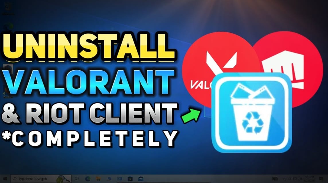 Cara Uninstall Valorant 