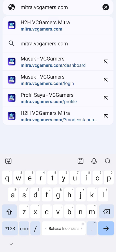 Cara Instal Aplikasi VCGamers Mitra