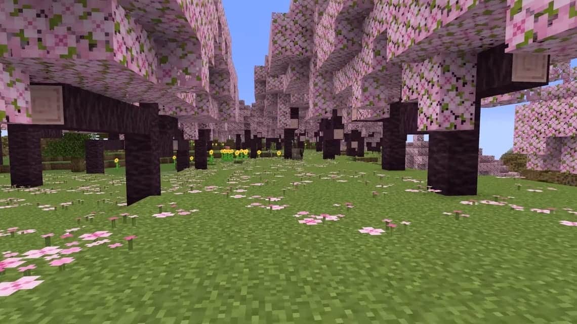 Minecraft Cherry Blossoms