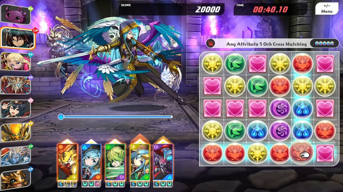 Monster Puzzle & Dragon terkuat - Contoh kombinasi tier B