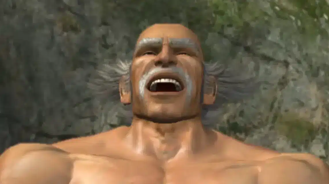 Heihachi lächelte