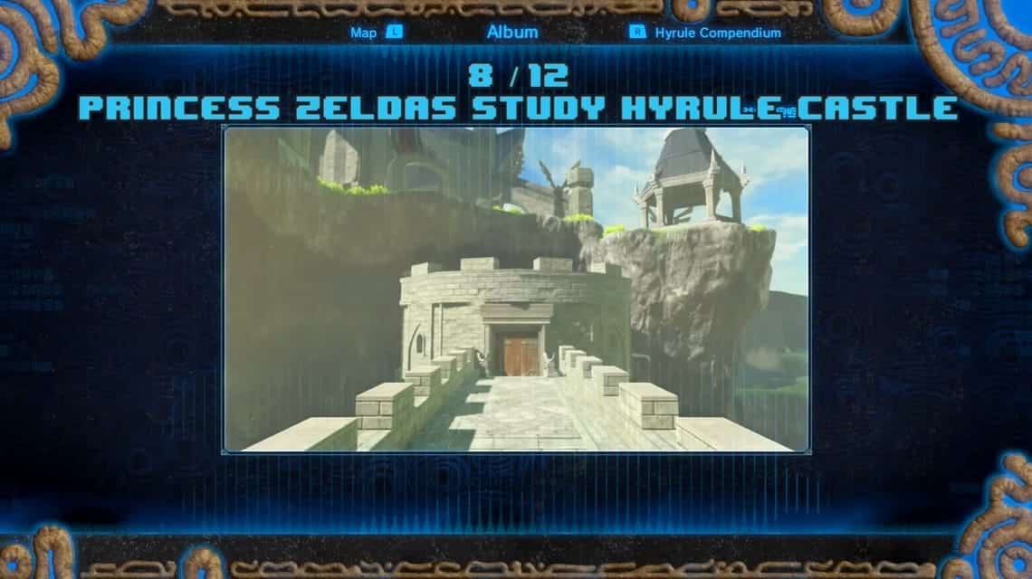 BOTW 메모리 위치 - Hyrule Castle