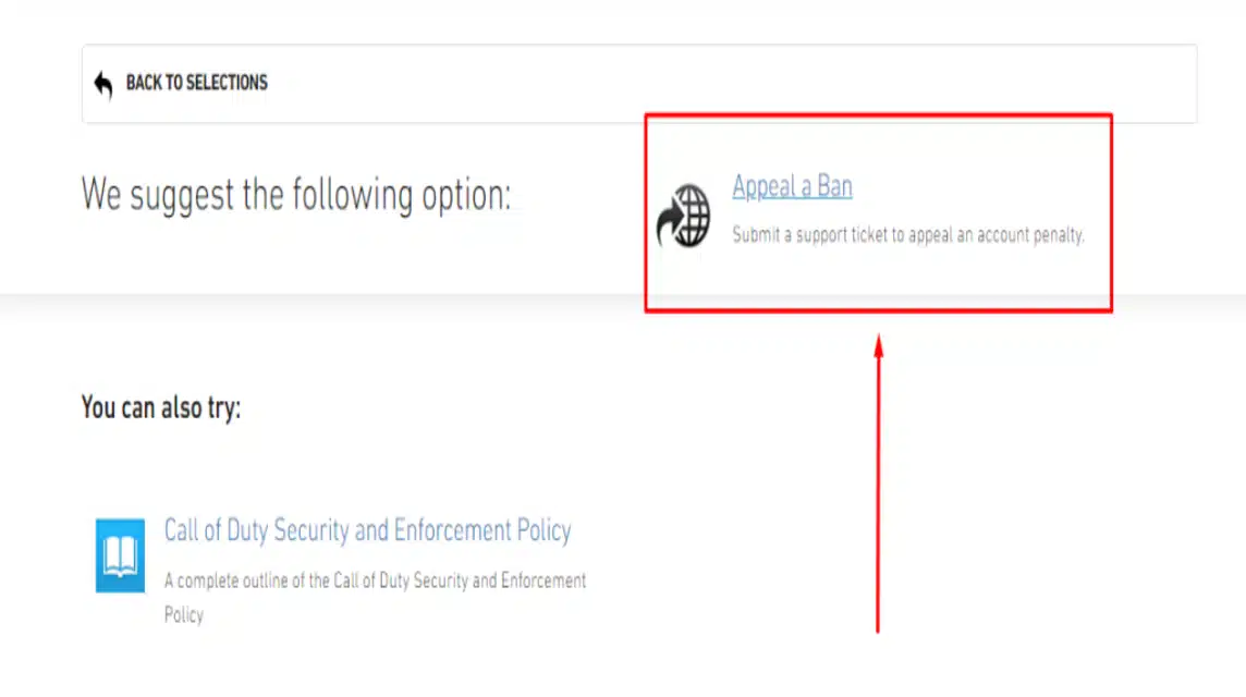 Call of Duty Account Appeal 