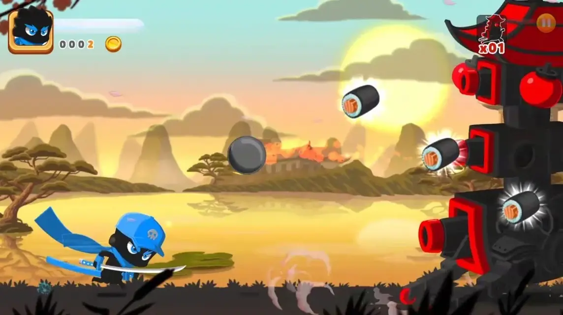 Best offline Android game Ninja Dash