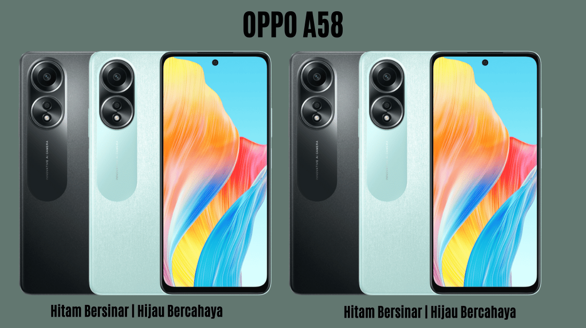 OPPO A58 HP Murah Kamera Bagus