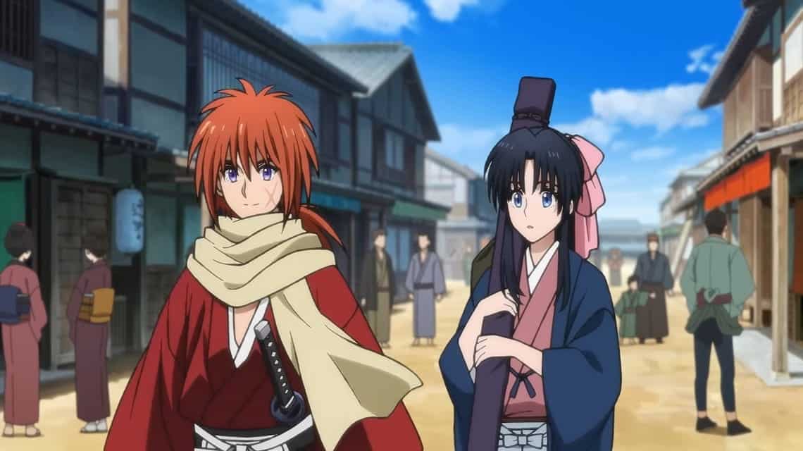 Kenshin's outfit in the anime series Samurai