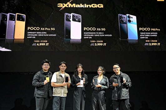 POCO、究極の性能を備えた携帯電話 3 機種を発売し、インドネシアのスマートフォン市場に衝撃を与える