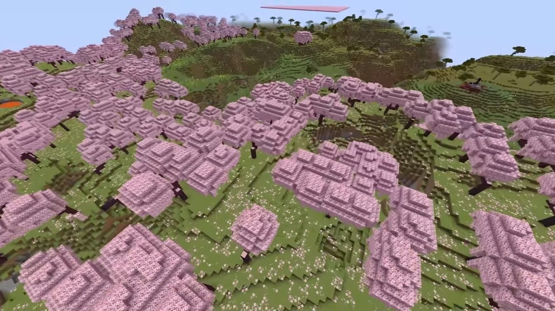 Minecraft-Kirschblüten