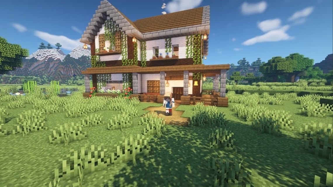 Rumah Minecraft - Farmhouse