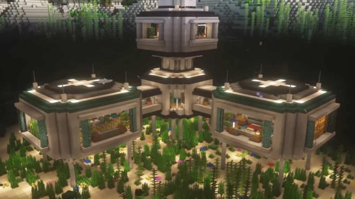 Rumah Minecraft - Rumah bawah air