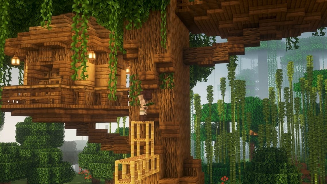 Minecraft ハウス - ツリーハウス