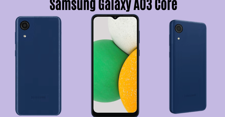 듣다! 공식 Samsung Galaxy A03 코어 가격 및 사양