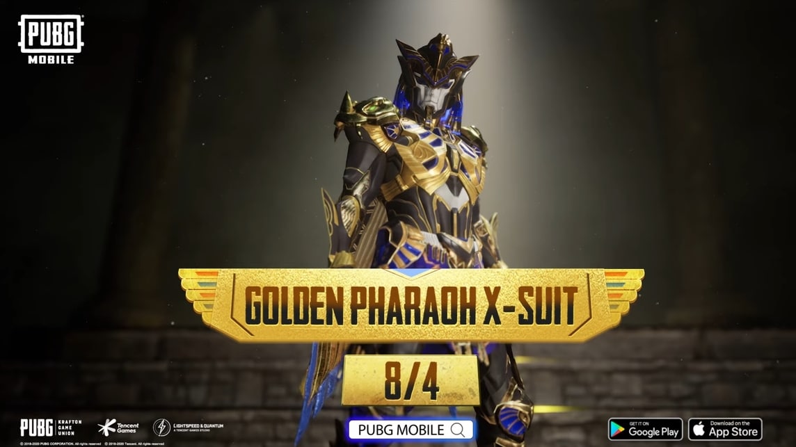 Goldener Pharao X-Anzug