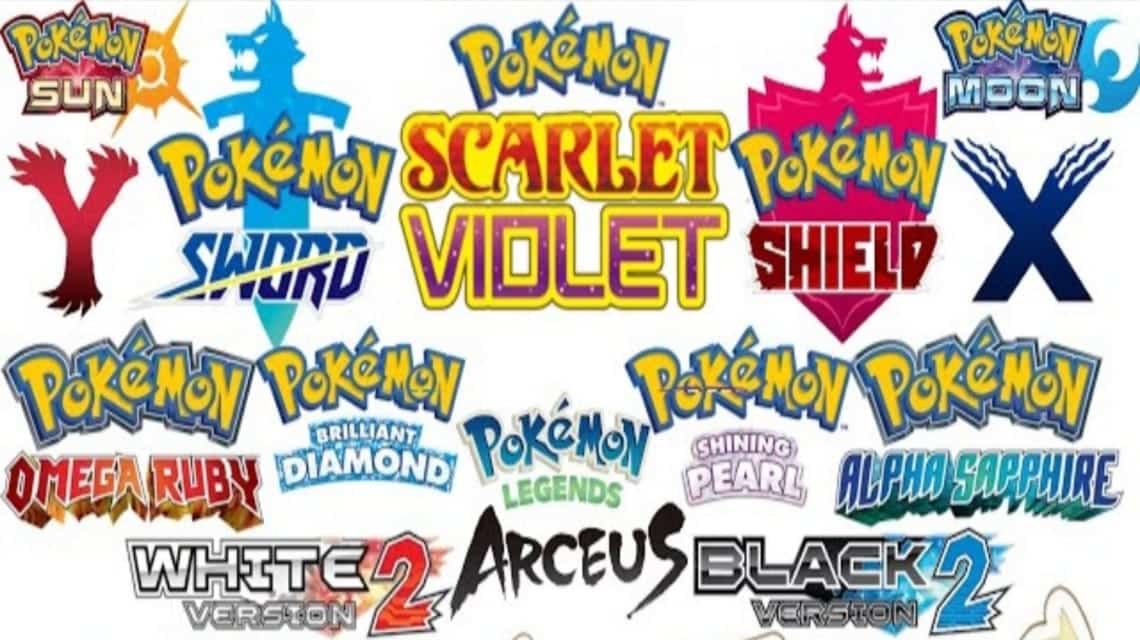 Semua game Pokemon