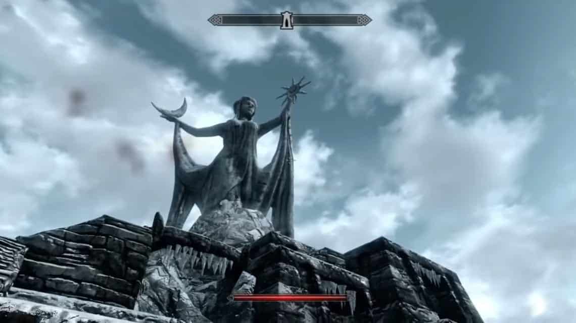 Skyrim-Karte – Schrein von Azura