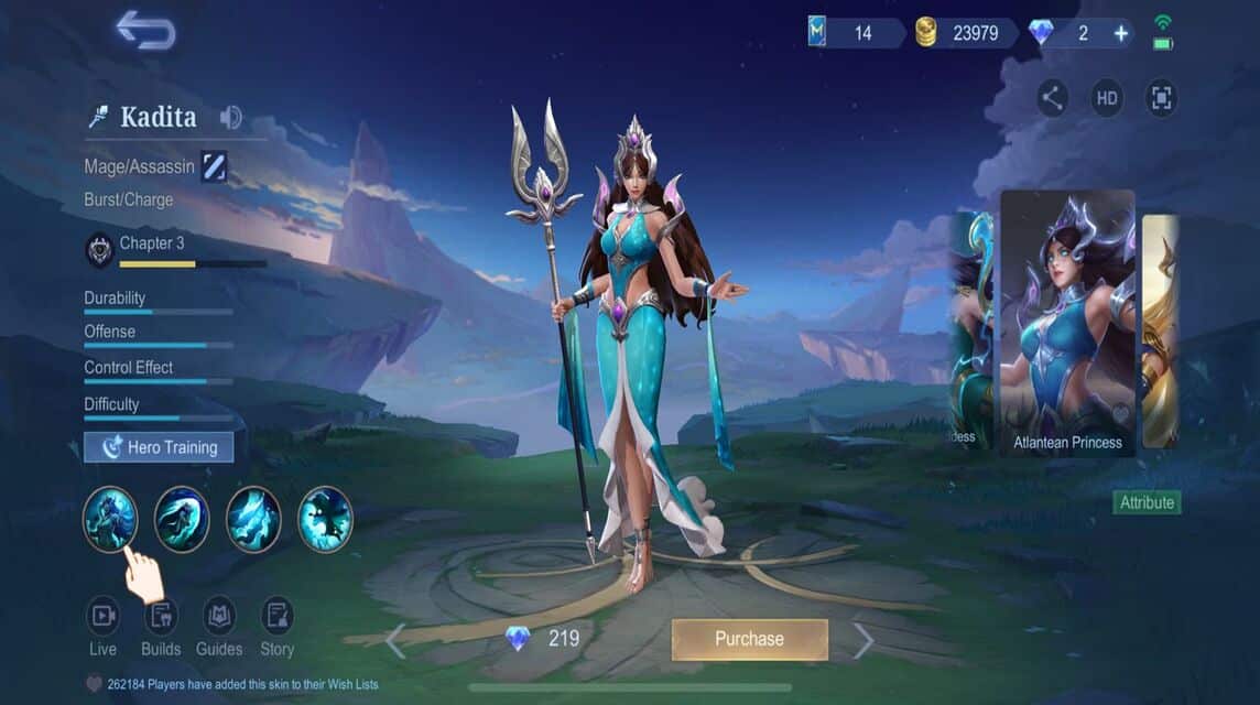 Skin Kadita Atlantean Princes