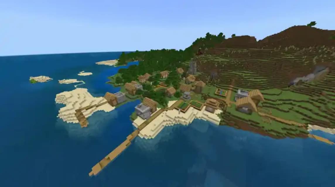 minecraft village seeds (9)