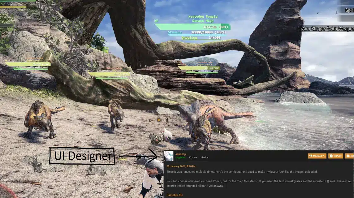 Monster Overlay, Mods Monster Hunter: World