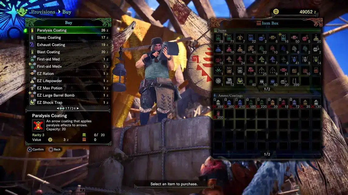 All Item In Shop, mods Monster Hunter: World