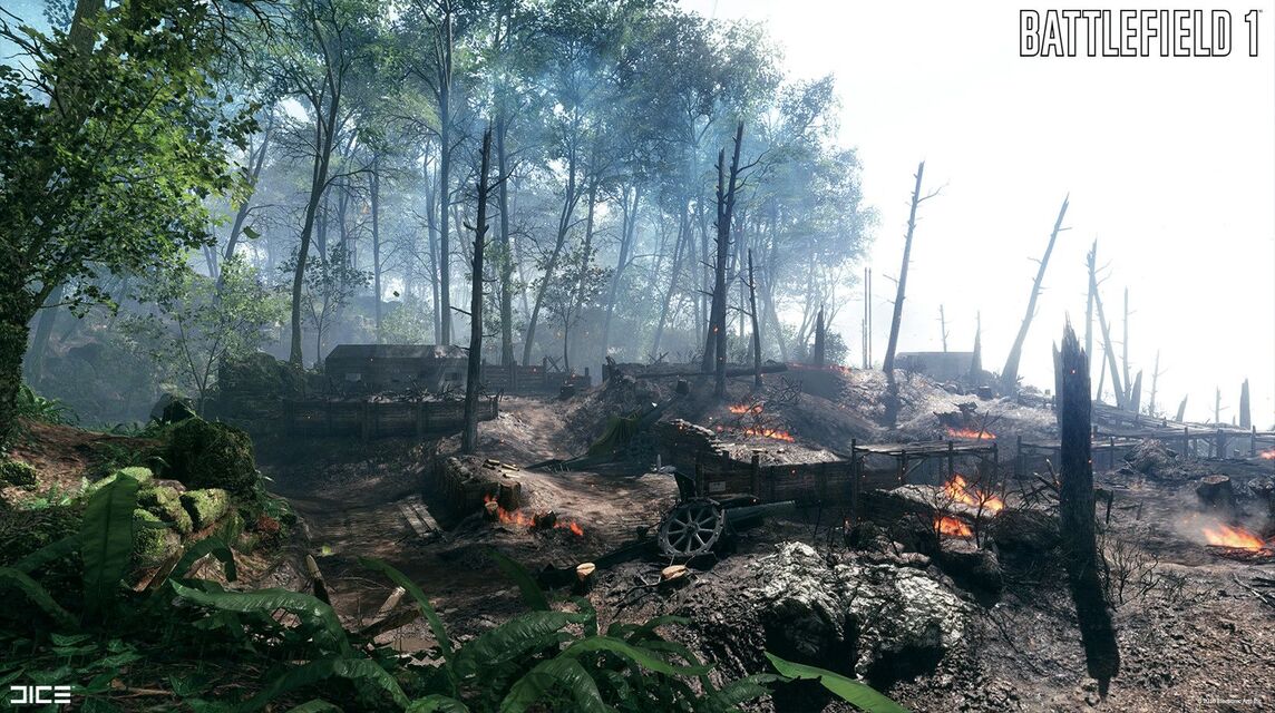 Argonnenwald – Karte von Battlefield 1