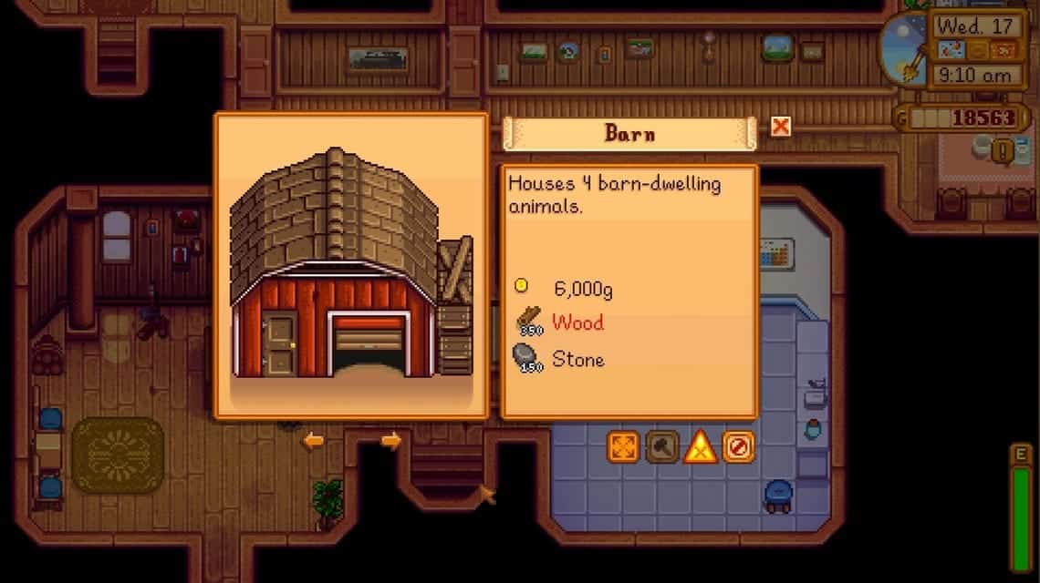 Barn Stardew Valley