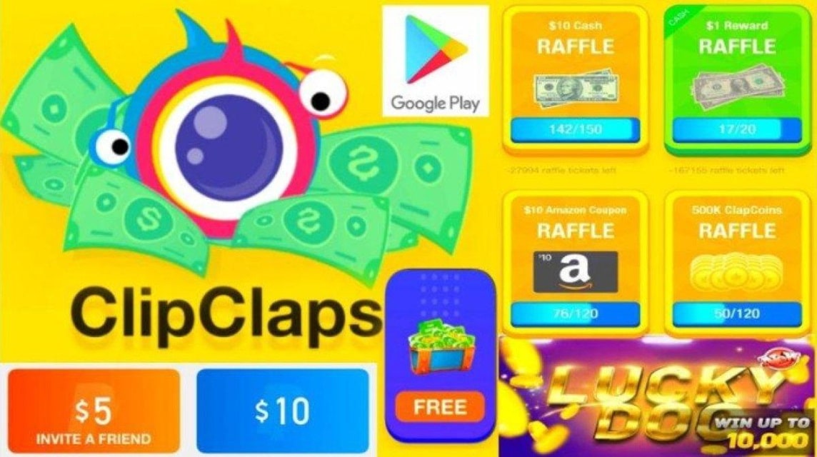 ClipClaps 広告なしのお金稼ぎゲーム