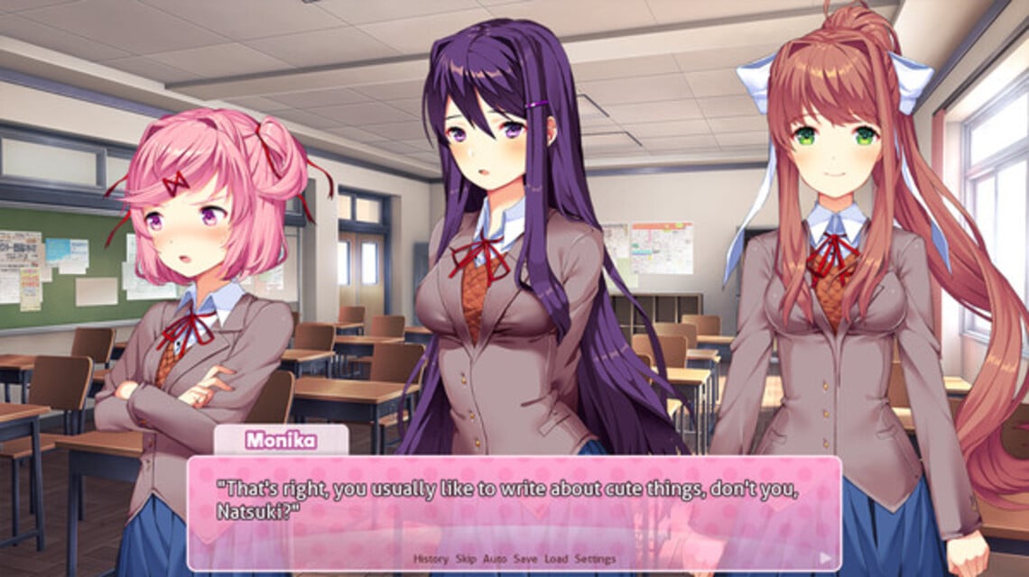 Free PC game - Doki Doki Literature Club!