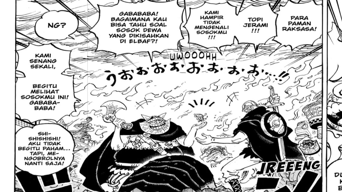 One Piece 1112 ditunda - Dorry dan Broggy