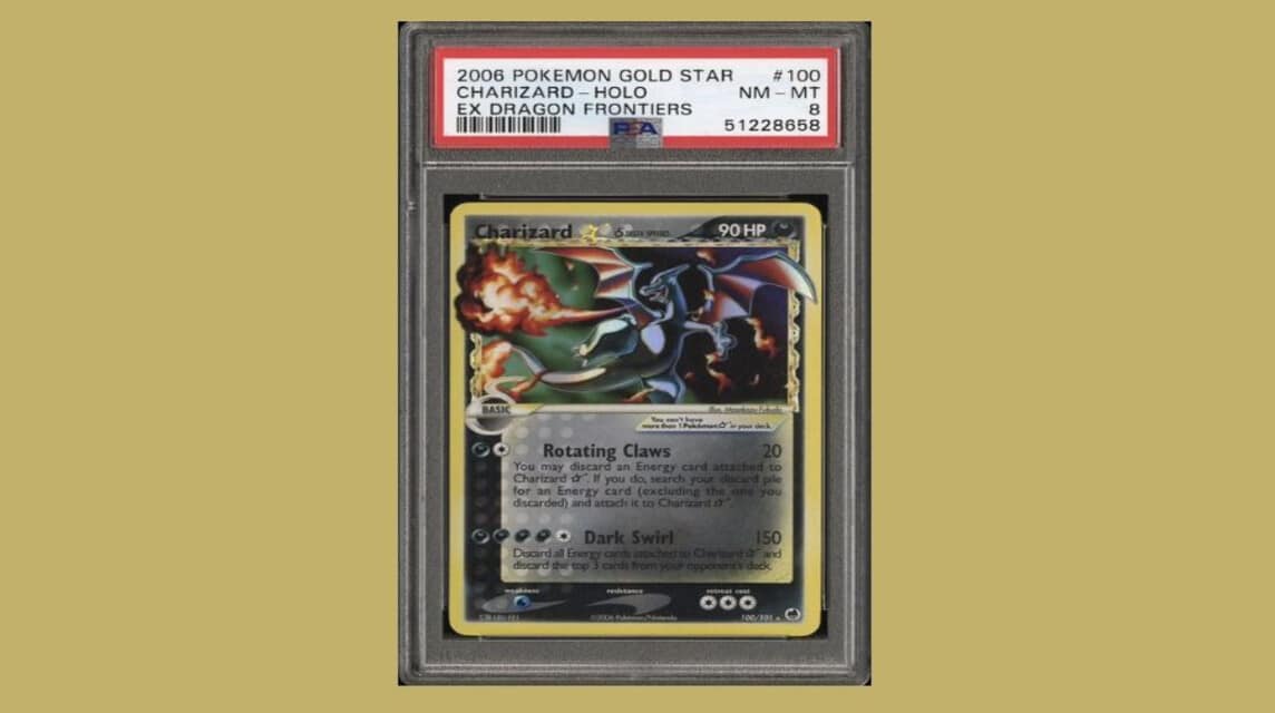 Ex Dragon Frontier GOLD STAR HOLO Charizard #100 - Kartu Pokemon Termahal 